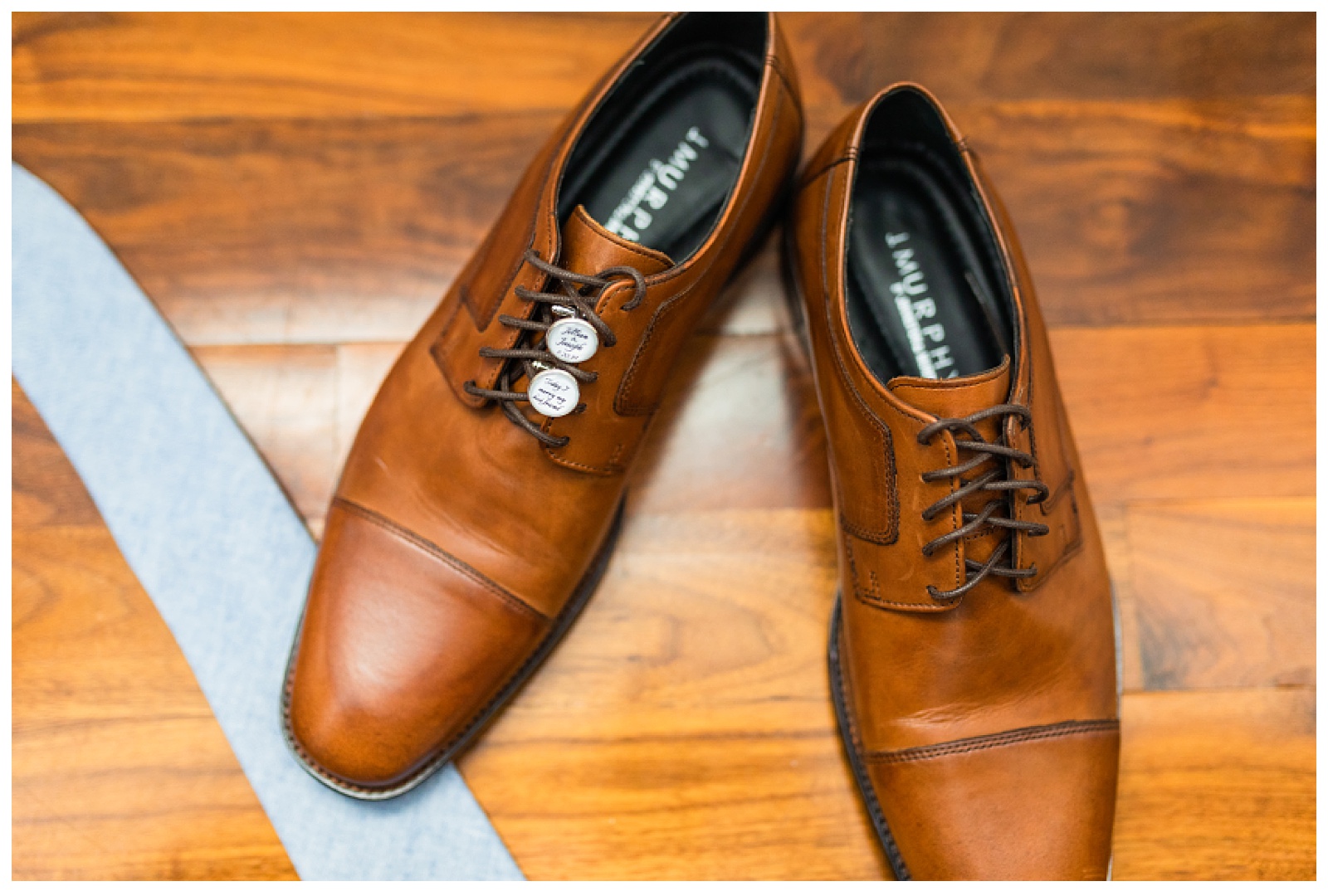 Groom's shoes, tie and cuff links